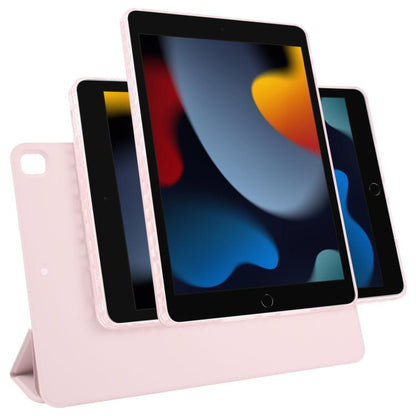 Trifold Magnetic Split Acrylic Leather Tablet Case