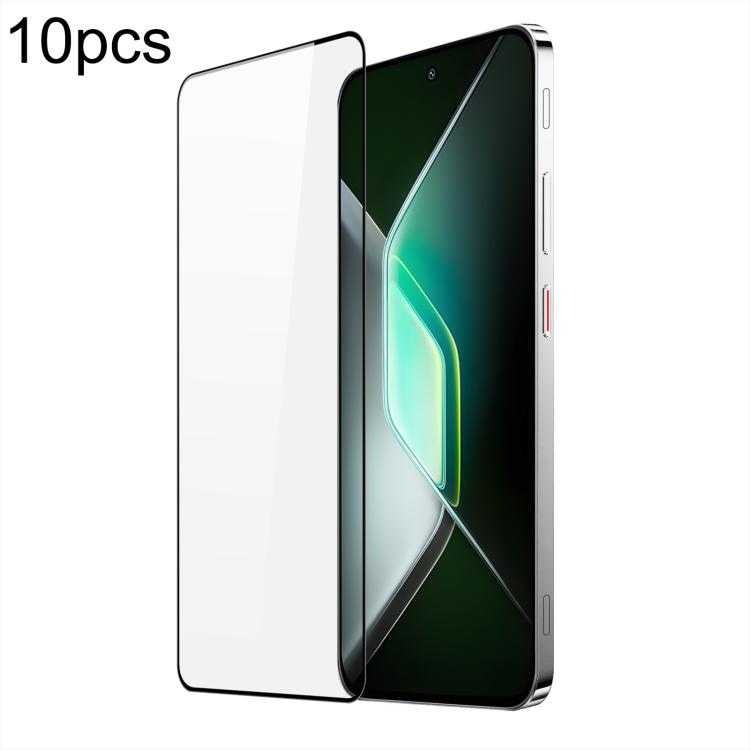 10pcs DUX DUCIS 0.33mm 9H Medium Alumina Tempered Glass Film, For Infinix GT 50 Pro 5G, For Infinix Hot 60 4G / 60i 4G, For Infinix Hot 60 Pro+ 4G, For Infinix Hot 60 Pro 4G, For Infinix Smart 10 4G / 10 Plus 4G, For Infinix GT 30 Pro