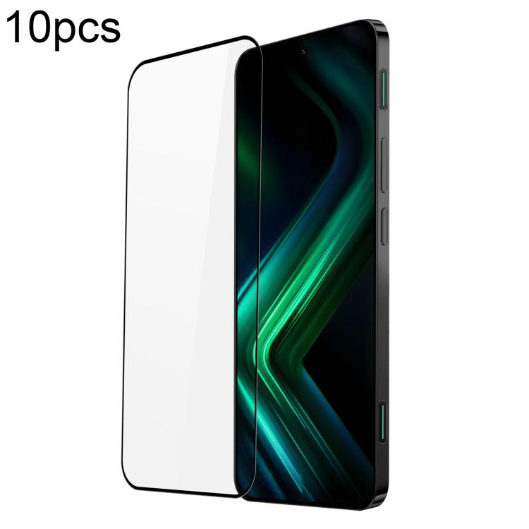 10pcs DUX DUCIS 0.33mm 9H Medium Alumina Tempered Glass Film, For Infinix GT 50 Pro 5G, For Infinix Hot 60 4G / 60i 4G, For Infinix Hot 60 Pro+ 4G, For Infinix Hot 60 Pro 4G, For Infinix Smart 10 4G / 10 Plus 4G, For Infinix GT 30 Pro