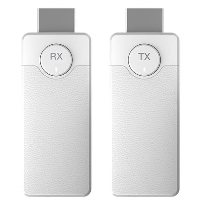 Q50 Leather Texture Wireless HDMI Video Transmitter and Receiver Extender Adapter, Leather Texture