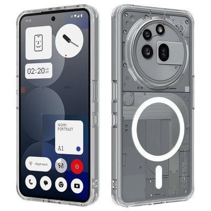 MagSafe Clear Acrylic PC Hybrid TPU Phone Case, For Nothing Phone 4a Pro, For Nothing Phone 4a, For Nothing Phone 3a Lite, For Nothing Phone 3, For Nothing CMF Phone 2 Pro, For Nothing Phone 3a, For Nothing Phone 3a Pro