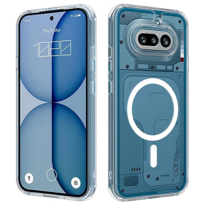 MagSafe Clear Acrylic PC Hybrid TPU Phone Case, For Nothing Phone 4a Pro, For Nothing Phone 4a, For Nothing Phone 3a Lite, For Nothing Phone 3, For Nothing CMF Phone 2 Pro, For Nothing Phone 3a, For Nothing Phone 3a Pro