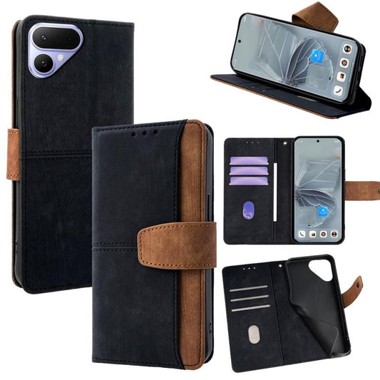 Color Stitching Skin Feel Leather RFID Blocking Phone Case, For Tecno Pova Curve 2 5G, For Tecno Camon 50 Pro 4G, For Tecno Camon 50 4G, For Tecno Pova Slim 5G, For Tecno Pova 7 Pro, For Tecno Pova 7 5G, For Tecno Spark 40 Pro+ 4G                      ...