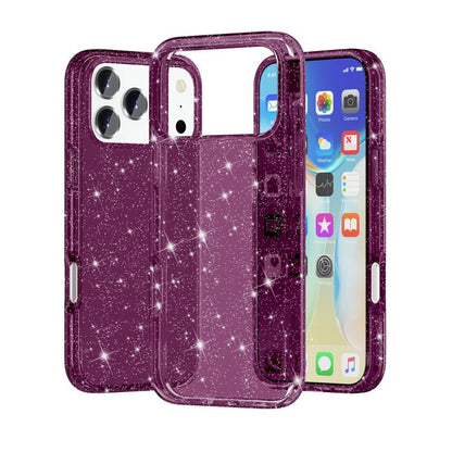 Shockproof Terminator Glitter Powder Phone Case, For iPhone 18 Pro / 17 Pro, For iPhone 18 Pro Max / 17 Pro Max, For iPhone 17, For iPhone Air