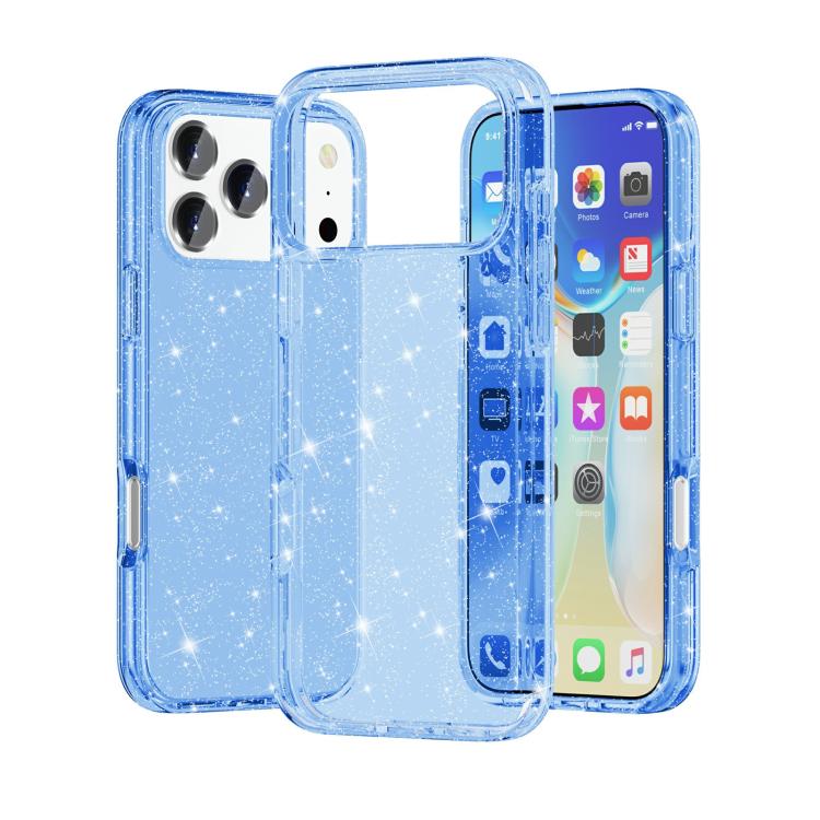 Shockproof Terminator Glitter Powder Phone Case, For iPhone 18 Pro / 17 Pro, For iPhone 18 Pro Max / 17 Pro Max, For iPhone 17, For iPhone Air