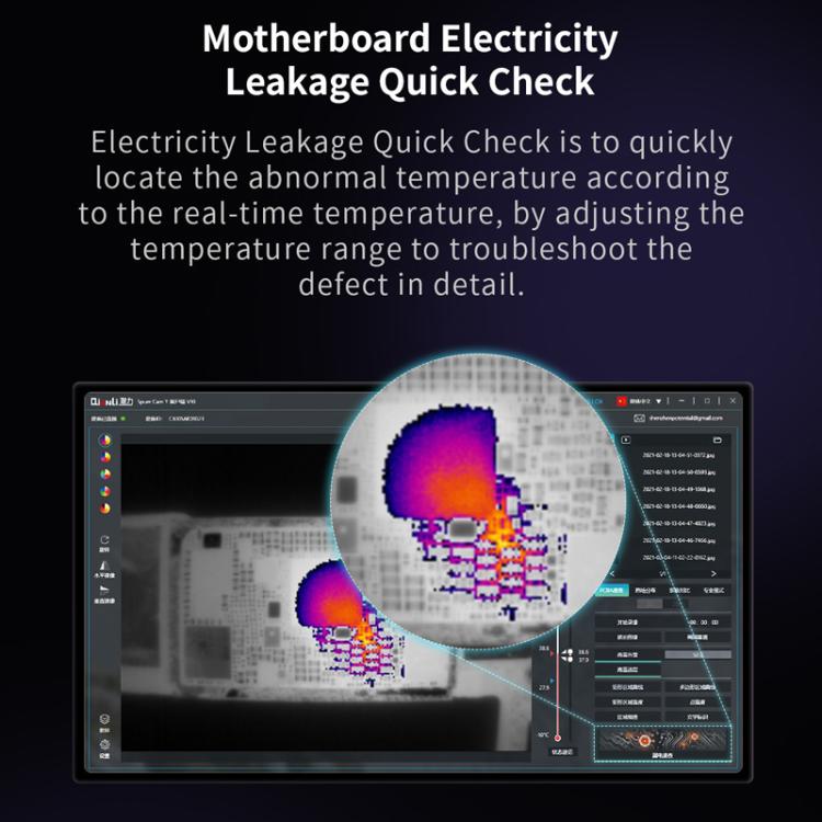 QianLi Super Cam Y 3D Infrared Thermal lmaging Analyzing Camera, QianLi Super Cam Y