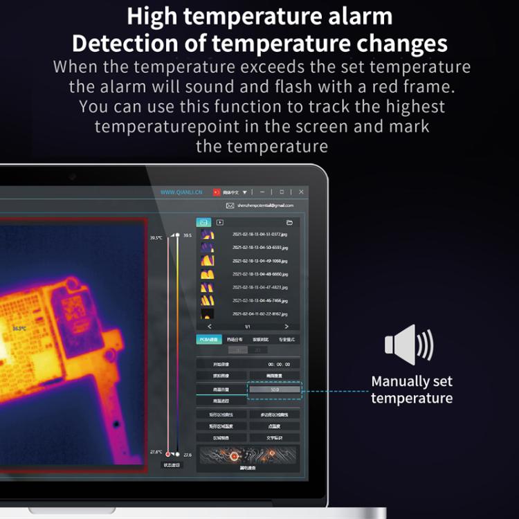 QianLi Super Cam Y 3D Infrared Thermal lmaging Analyzing Camera, QianLi Super Cam Y