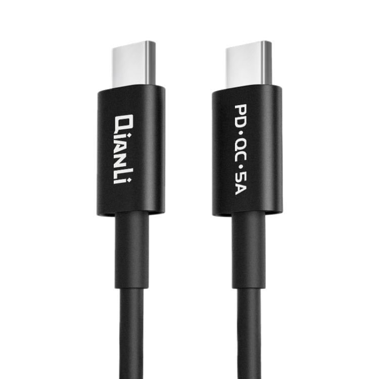 QianLi Adaptive Notebook Power Cable, T Head to Type-C, L Head to Type-C, Type-C