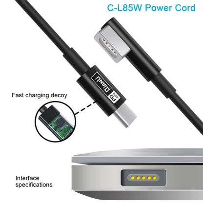 QianLi Adaptive Notebook Power Cable, T Head to Type-C, L Head to Type-C, Type-C