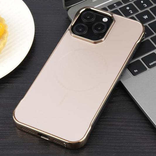 Electroplating Frameless Frosted Anti-Glare PC MagSafe Phone Case, For iPhone 17e / 16e, For iPhone 17 Pro Max, For iPhone 17 Pro, For iPhone 17, For iPhone Air, For iPhone 16 Pro Max, For iPhone 16 Pro, For iPhone 16 Plus, For iPhone 16               ...