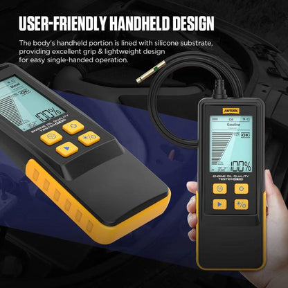 AUTOOL AS503 2.8 inch Backlit Display Car Engine Oil Tester Lubricating Oil Quality Analyzer, AS503