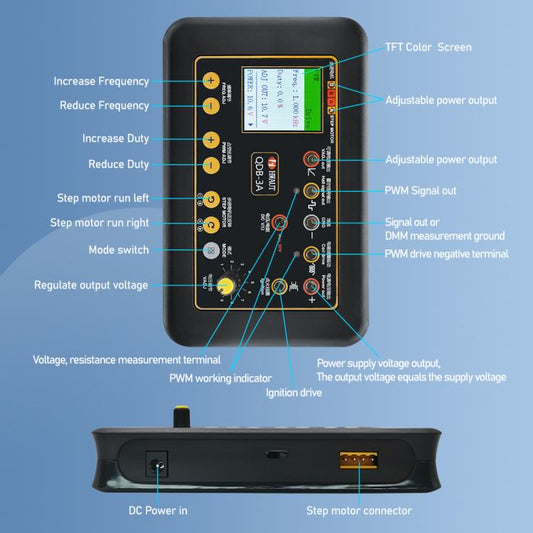 كاشف محرك QDB-3A، ملف إشعال عالي الجهد، صمام لولبي لحاقن الوقود