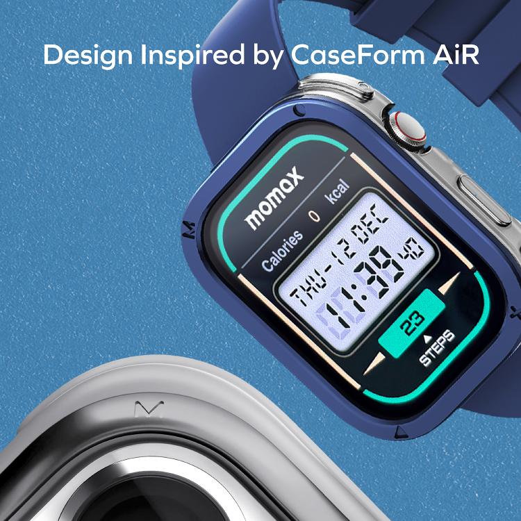 MOMAX SW3S Montre de Sport Intelligente avec Écran de 1,99 Pouces et Étanche 3 ATM