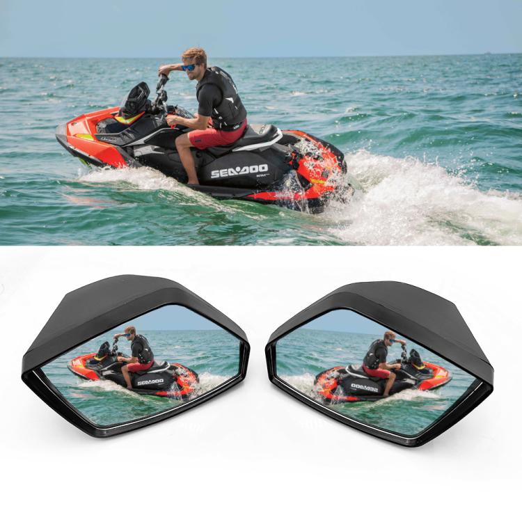 For Sea-Doo Spark 2-Up 900 2pcs/Set Motorboat Jet Ski Rearview Mirror