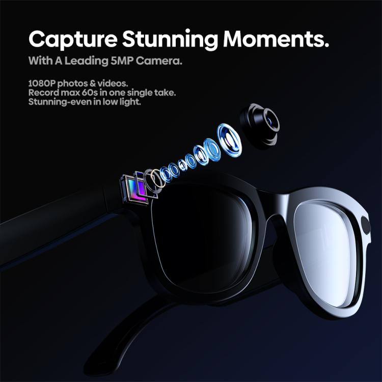 Zeblaze Eyewear AI Shooting Glasses Open-ear Audio AI Assistance