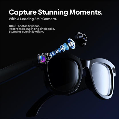 Zeblaze Eyewear AI Shooting Glasses Open-ear Audio AI Assistance