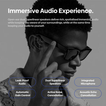 Zeblaze Eyewear AI Shooting Glasses Open-ear Audio AI Assistance