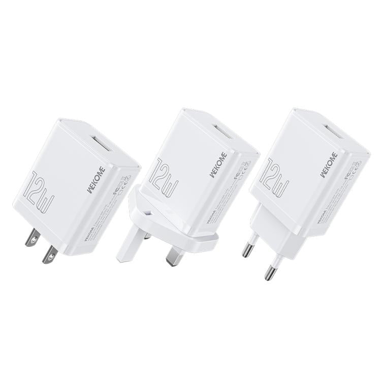 WK WP-U76 Kinkong 12W USB Charger, UK Plug, US Plug, EU Plug