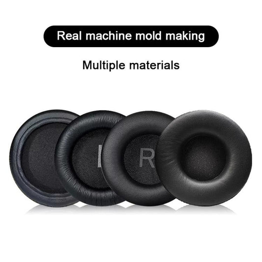 1 Pair Protein Leather Replacement Earpads For AKG K52 / K72 / K92, Protein Leather For AKG K52