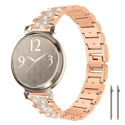 xDfind Diamond Jewelry Steel Watch Band, 20mm For COROS APEX 2 42mm / PACE 2, 20mm For Ticwatch GTH / E3 / E / 2, 22mm For Ticwatch Pro X / Pro3 / Pro / GTX / E2, 20mm For Xiaomi Haylou RS4 Plus LS11, 22mm For Xiaomi Watch S3/2 Pro/S2/S1               ...