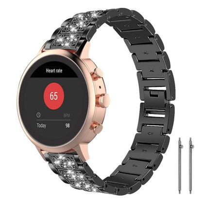 xDfind Diamond Jewelry Steel Watch Band, 20mm For COROS APEX 2 42mm / PACE 2, 20mm For Ticwatch GTH / E3 / E / 2, 22mm For Ticwatch Pro X / Pro3 / Pro / GTX / E2, 20mm For Xiaomi Haylou RS4 Plus LS11, 22mm For Xiaomi Watch S3/2 Pro/S2/S1               ...