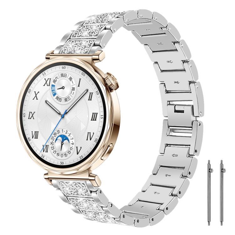 xDfind Diamond Jewelry Steel Watch Band, 20mm For COROS APEX 2 42mm / PACE 2, 20mm For Ticwatch GTH / E3 / E / 2, 22mm For Ticwatch Pro X / Pro3 / Pro / GTX / E2, 20mm For Xiaomi Haylou RS4 Plus LS11, 22mm For Xiaomi Watch S3/2 Pro/S2/S1               ...
