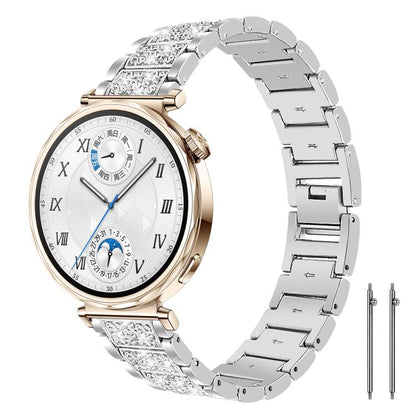 xDfind Diamond Jewelry Steel Watch Band, 20mm For COROS APEX 2 42mm / PACE 2, 20mm For Ticwatch GTH / E3 / E / 2, 22mm For Ticwatch Pro X / Pro3 / Pro / GTX / E2, 20mm For Xiaomi Haylou RS4 Plus LS11, 22mm For Xiaomi Watch S3/2 Pro/S2/S1               ...