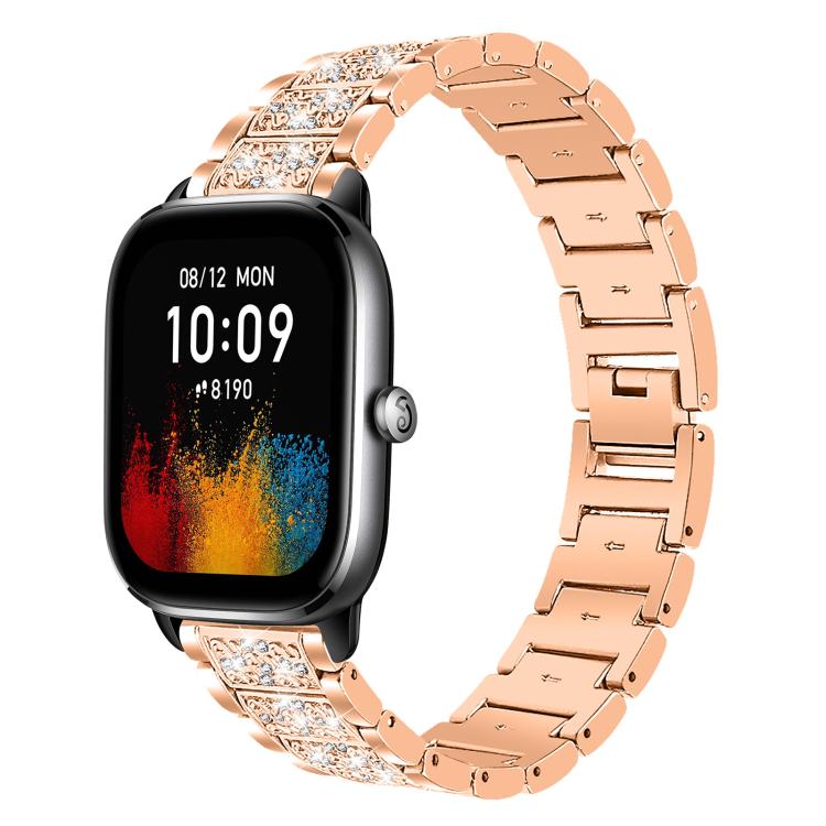 xDfind Diamond Jewelry Steel Watch Band, 20mm For COROS APEX 2 42mm / PACE 2, 20mm For Ticwatch GTH / E3 / E / 2, 22mm For Ticwatch Pro X / Pro3 / Pro / GTX / E2, 20mm For Xiaomi Haylou RS4 Plus LS11, 22mm For Xiaomi Watch S3/2 Pro/S2/S1               ...