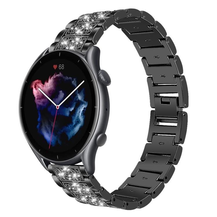 xDfind Diamond Jewelry Steel Watch Band, 20mm For COROS APEX 2 42mm / PACE 2, 20mm For Ticwatch GTH / E3 / E / 2, 22mm For Ticwatch Pro X / Pro3 / Pro / GTX / E2, 20mm For Xiaomi Haylou RS4 Plus LS11, 22mm For Xiaomi Watch S3/2 Pro/S2/S1               ...