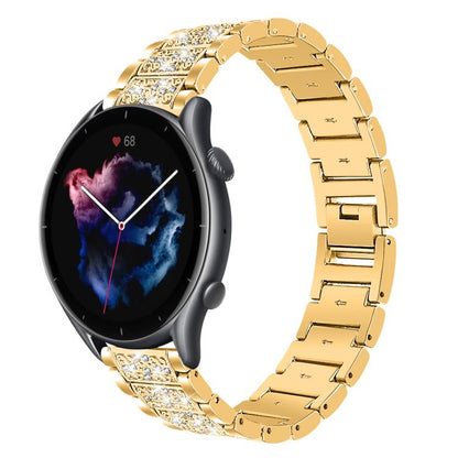 xDfind Diamond Jewelry Steel Watch Band, 20mm For COROS APEX 2 42mm / PACE 2, 20mm For Ticwatch GTH / E3 / E / 2, 22mm For Ticwatch Pro X / Pro3 / Pro / GTX / E2, 20mm For Xiaomi Haylou RS4 Plus LS11, 22mm For Xiaomi Watch S3/2 Pro/S2/S1               ...