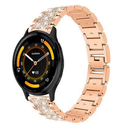 xDfind Diamond Jewelry Steel Watch Band, 20mm For COROS APEX 2 42mm / PACE 2, 20mm For Ticwatch GTH / E3 / E / 2, 22mm For Ticwatch Pro X / Pro3 / Pro / GTX / E2, 20mm For Xiaomi Haylou RS4 Plus LS11, 22mm For Xiaomi Watch S3/2 Pro/S2/S1               ...