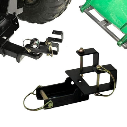 Trailer Towing Hook Trash Can Towing Bracket with Removable Pin, Trailer Towing Hook