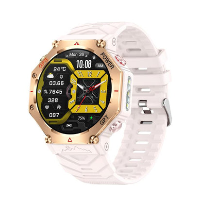 KC91 1.39 inch IPS Screen 3ATM Outdoor GPS Smart Watch with Flashlight