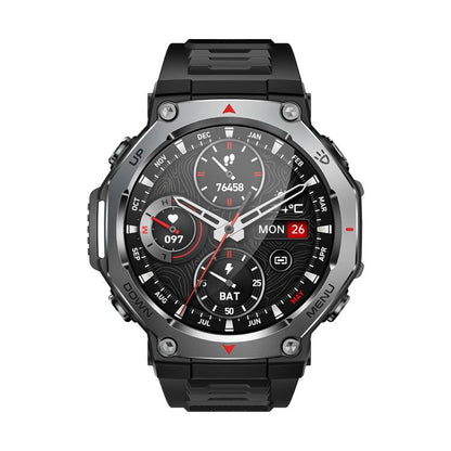 KT85 1.43 inch Screen 5ATM Outdoor Sports Smart Watch with Strong Flashlight