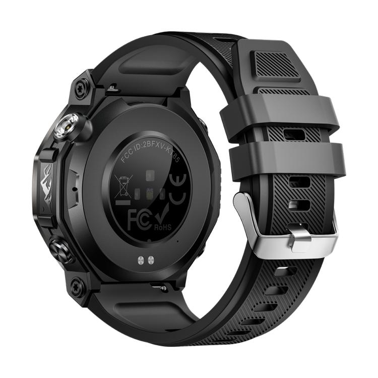 KT85 1.43 inch Screen 5ATM Outdoor Sports Smart Watch with Strong Flashlight
