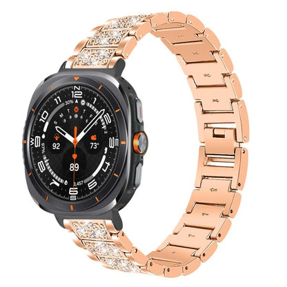 xDfind Diamond Jewelry Stainless Steel Watch Band, For Samsung Galaxy Watch Ultra / Ultra 2025, For Samsung Galaxy Watch8 / Watch8 Classic, For Samsung Galaxy Watch7 / FE / 6 / 5 / 4, For Samsung Galaxy Fit3