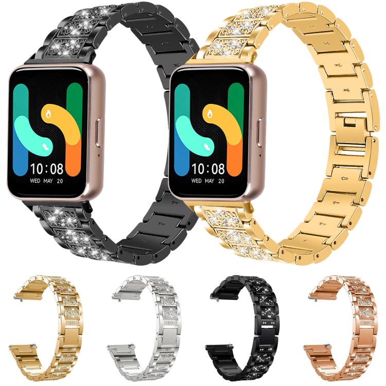 xDfind Diamond Jewelry Stainless Steel Watch Band, For Samsung Galaxy Watch Ultra / Ultra 2025, For Samsung Galaxy Watch8 / Watch8 Classic, For Samsung Galaxy Watch7 / FE / 6 / 5 / 4, For Samsung Galaxy Fit3