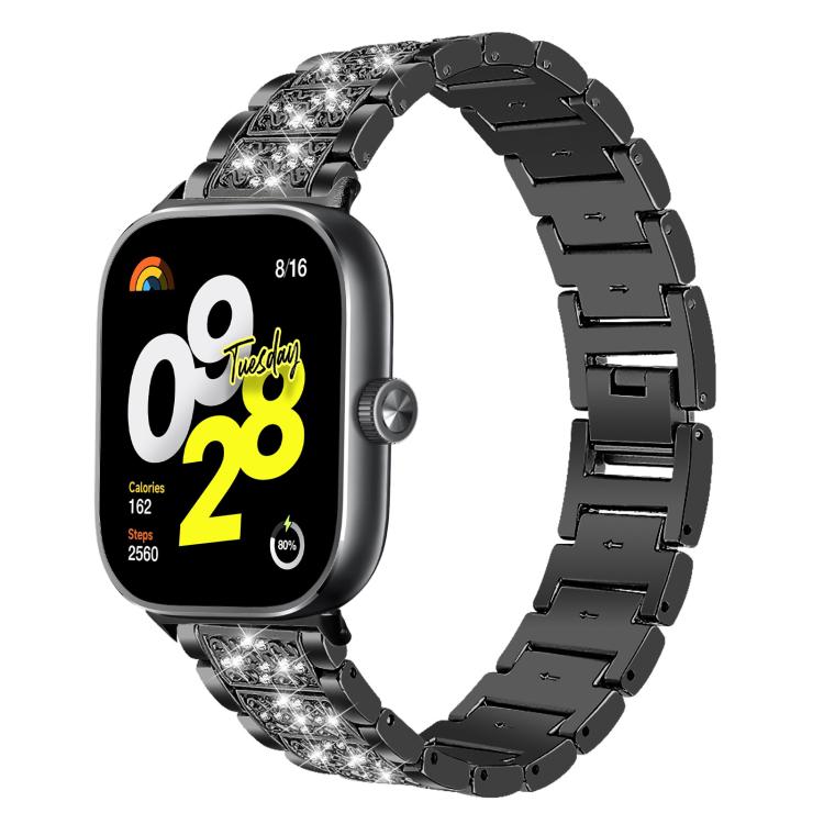 xDfind Diamond Jewelry Stainless Steel Watch Band, For Xiaomi Smart Band 11 / 10 / 9 / 8, For Xiaomi Band 10 Pro / 9 Pro / Redmi Watch 6, For Redmi Watch 3 Active / Lite 20mm, For Redmi Watch 3 20mm