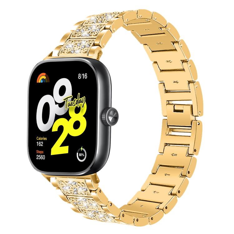 xDfind Diamond Jewelry Stainless Steel Watch Band, For Xiaomi Smart Band 11 / 10 / 9 / 8, For Xiaomi Band 10 Pro / 9 Pro / Redmi Watch 6, For Redmi Watch 3 Active / Lite 20mm, For Redmi Watch 3 20mm