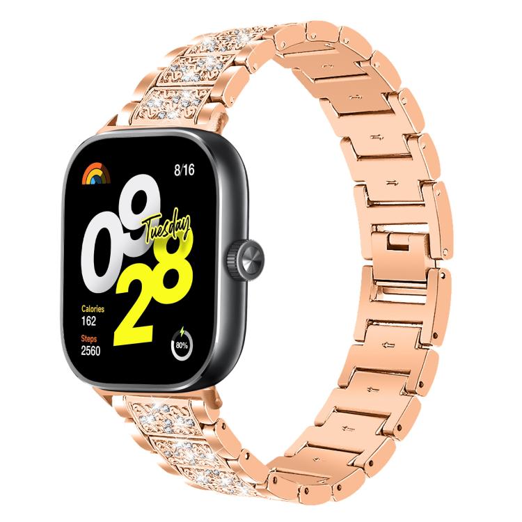 xDfind Diamond Jewelry Stainless Steel Watch Band, For Xiaomi Smart Band 11 / 10 / 9 / 8, For Xiaomi Band 10 Pro / 9 Pro / Redmi Watch 6, For Redmi Watch 3 Active / Lite 20mm, For Redmi Watch 3 20mm