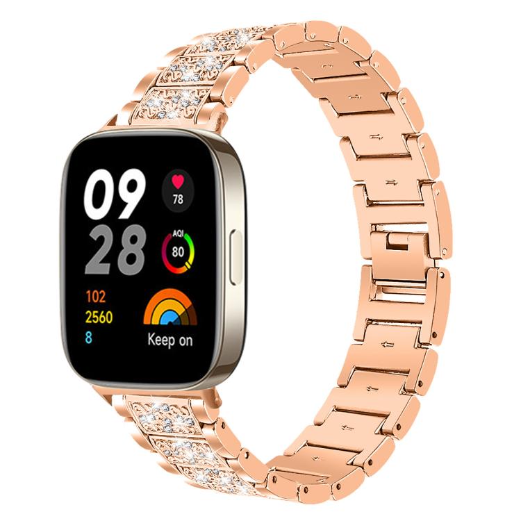 xDfind Diamond Jewelry Stainless Steel Watch Band, For Xiaomi Smart Band 11 / 10 / 9 / 8, For Xiaomi Band 10 Pro / 9 Pro / Redmi Watch 6, For Redmi Watch 3 Active / Lite 20mm, For Redmi Watch 3 20mm
