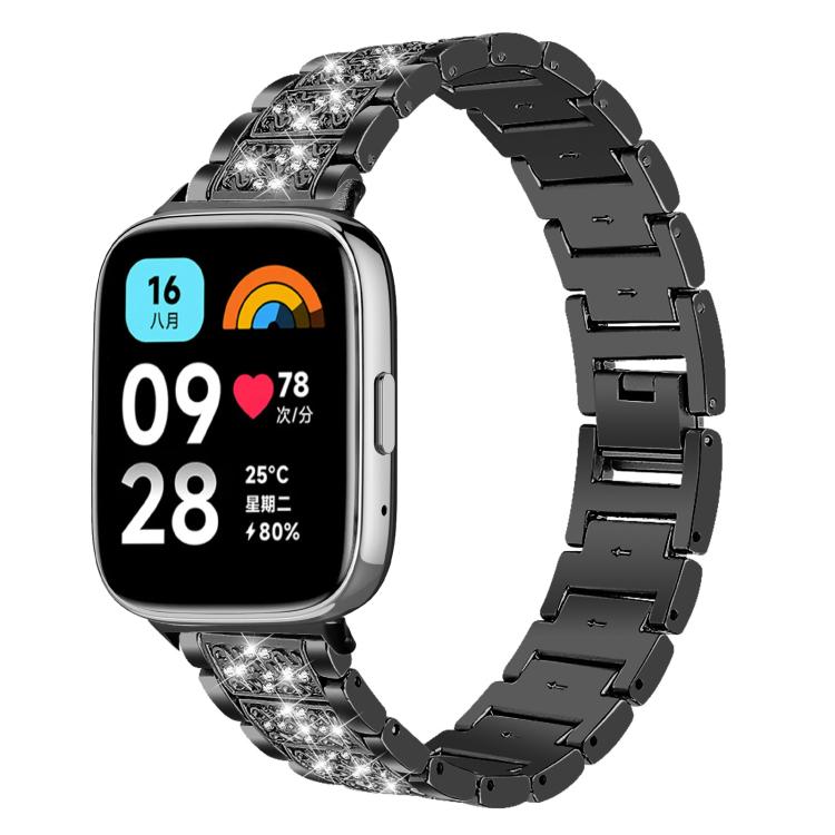 xDfind Diamond Jewelry Stainless Steel Watch Band, For Xiaomi Smart Band 11 / 10 / 9 / 8, For Xiaomi Band 10 Pro / 9 Pro / Redmi Watch 6, For Redmi Watch 3 Active / Lite 20mm, For Redmi Watch 3 20mm
