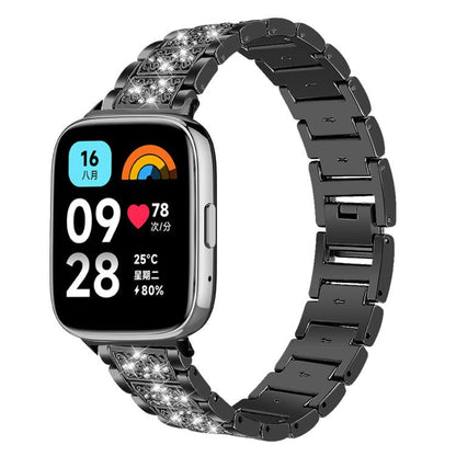 xDfind Diamond Jewelry Stainless Steel Watch Band, For Xiaomi Smart Band 11 / 10 / 9 / 8, For Xiaomi Band 10 Pro / 9 Pro / Redmi Watch 6, For Redmi Watch 3 Active / Lite 20mm, For Redmi Watch 3 20mm