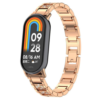 xDfind Diamond Jewelry Stainless Steel Watch Band, For Xiaomi Smart Band 11 / 10 / 9 / 8, For Xiaomi Band 10 Pro / 9 Pro / Redmi Watch 6, For Redmi Watch 3 Active / Lite 20mm, For Redmi Watch 3 20mm
