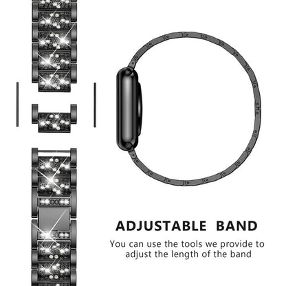 xDfind Diamond Jewelry Stainless Steel Watch Band, For Xiaomi Smart Band 11 / 10 / 9 / 8, For Xiaomi Band 10 Pro / 9 Pro / Redmi Watch 6, For Redmi Watch 3 Active / Lite 20mm, For Redmi Watch 3 20mm