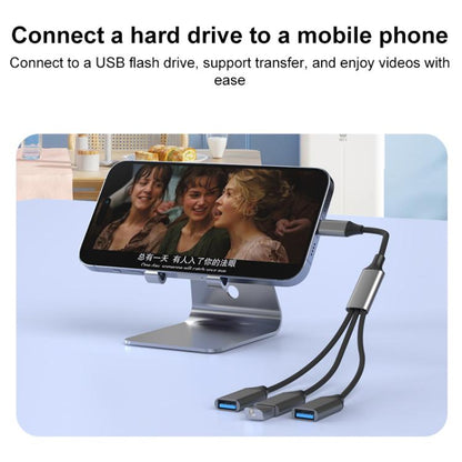 3 in 1 OTG Expander Splitter Dock Station
