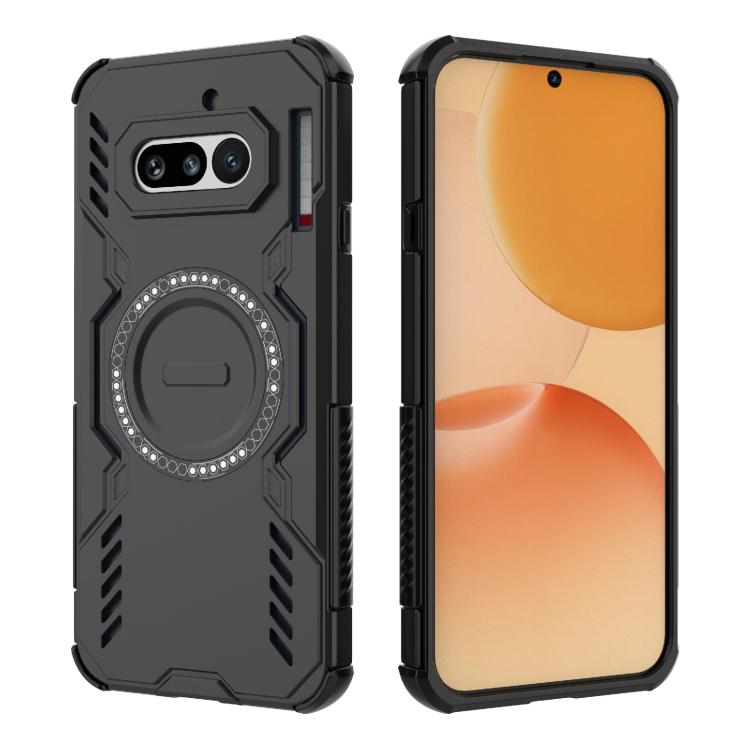 Butterfly Armor MagSafe Magnetic Ring Shockproof Phone Case, For Nothing Phone 4a Pro 5G Global, For Nothing Phone 4a 5G Global, For Nothing Phone 3a Lite 5G, For Nothing CMF Phone 2 Pro 5G Global, For Nothing Phone 3a, For Nothing Phone 3a Pro