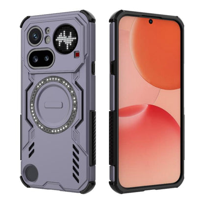 Butterfly Armor MagSafe Magnetic Ring Shockproof Phone Case, For Nothing Phone 4a Pro 5G Global, For Nothing Phone 4a 5G Global, For Nothing Phone 3a Lite 5G, For Nothing CMF Phone 2 Pro 5G Global, For Nothing Phone 3a, For Nothing Phone 3a Pro