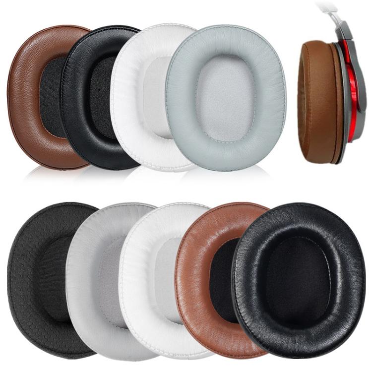 Sponge Earmuffs Replacement Earpads For ATH-MSR7, Black Ice Silk Cloth, Black Football Net, Black Protein Leather, White Protein Leather, Brown Protein Leather, Grey Protein Leather, Dark Brown Protein Leather, Black Lambskin, Brown Lambskin�����������...