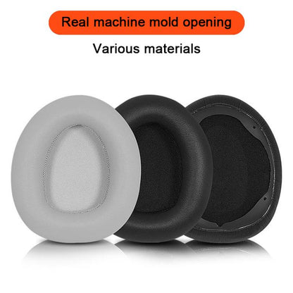 2pcs Protein Leather Snap-on Type Earphone Covers, For Dareu EH739 / EH755